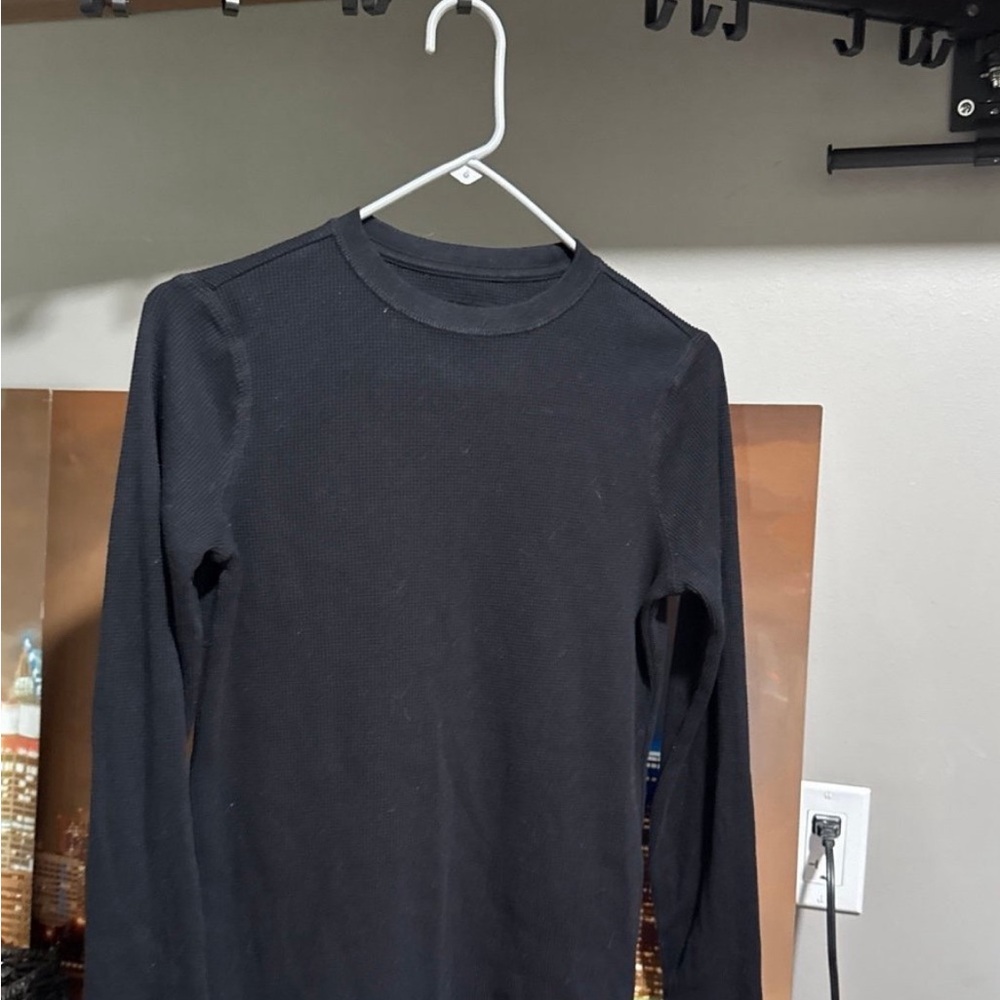 Boys Black Long Sleeve Top